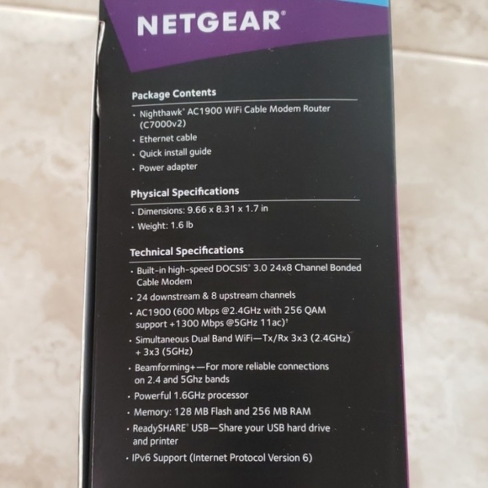 Nighthawk Cable Modem Router - Picture 4 of 6